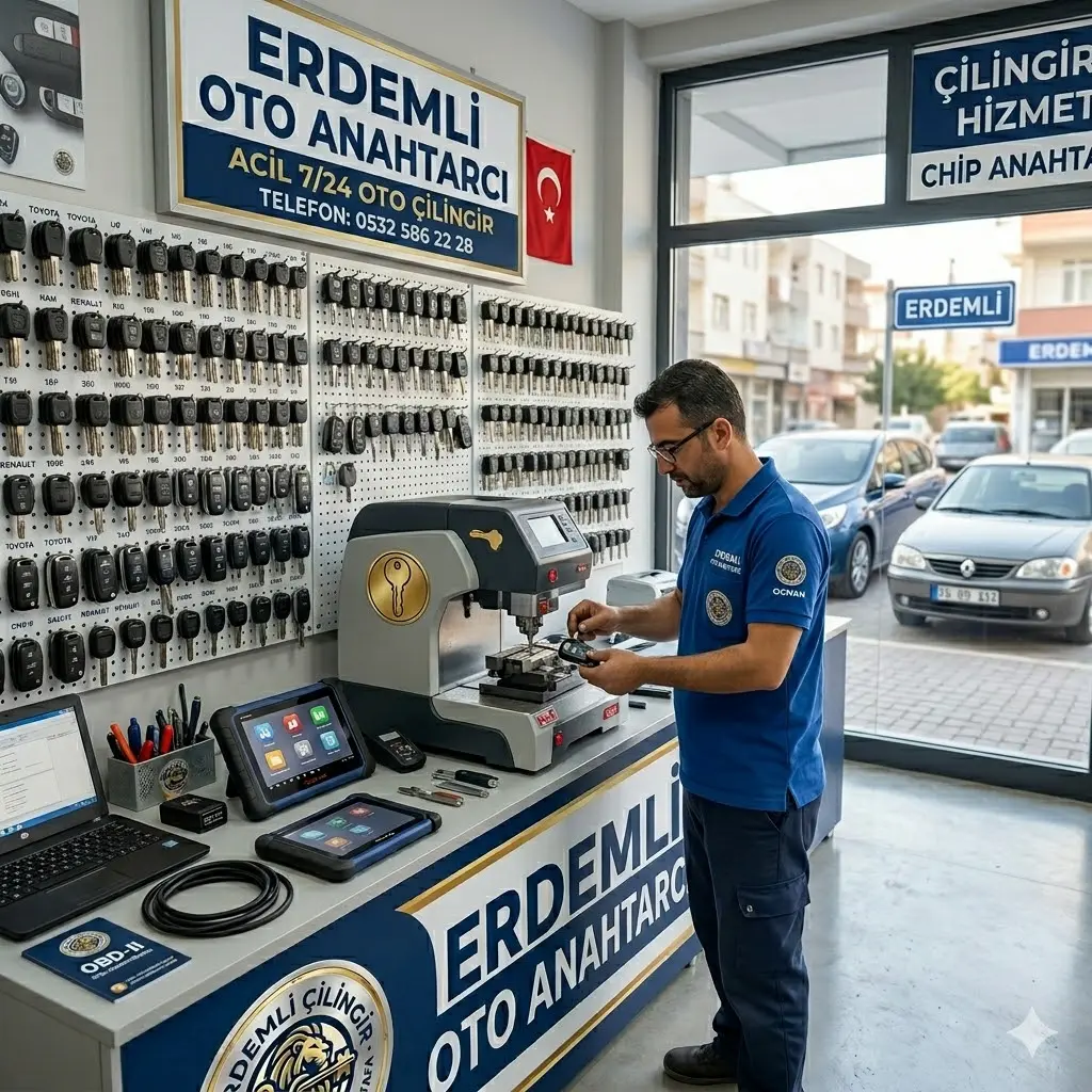 Oto Anahtarcı Erdemli 7/24 Servis